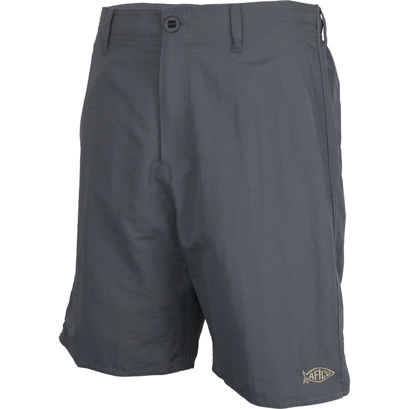 AFTCO Everyday Fishing Shorts Charcoal 28