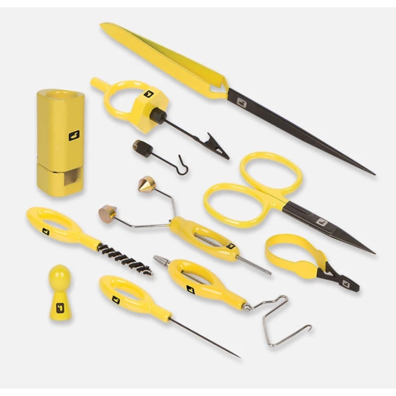 Loon Outdoors Complete Fly Tying Tool Kit – Yellow