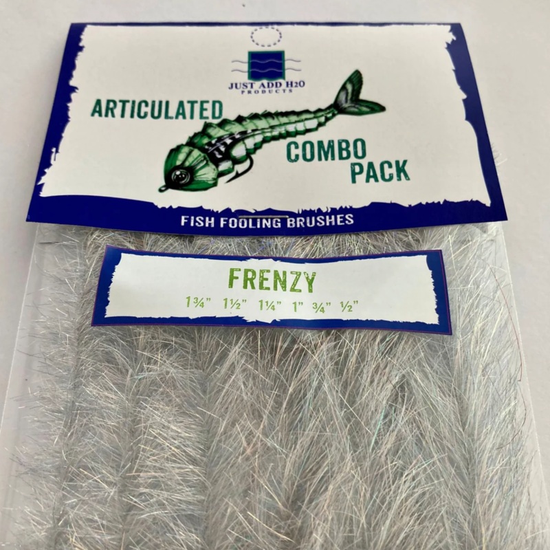 RD Fly Fishing Frenzy Brush Combo Pack Belly White