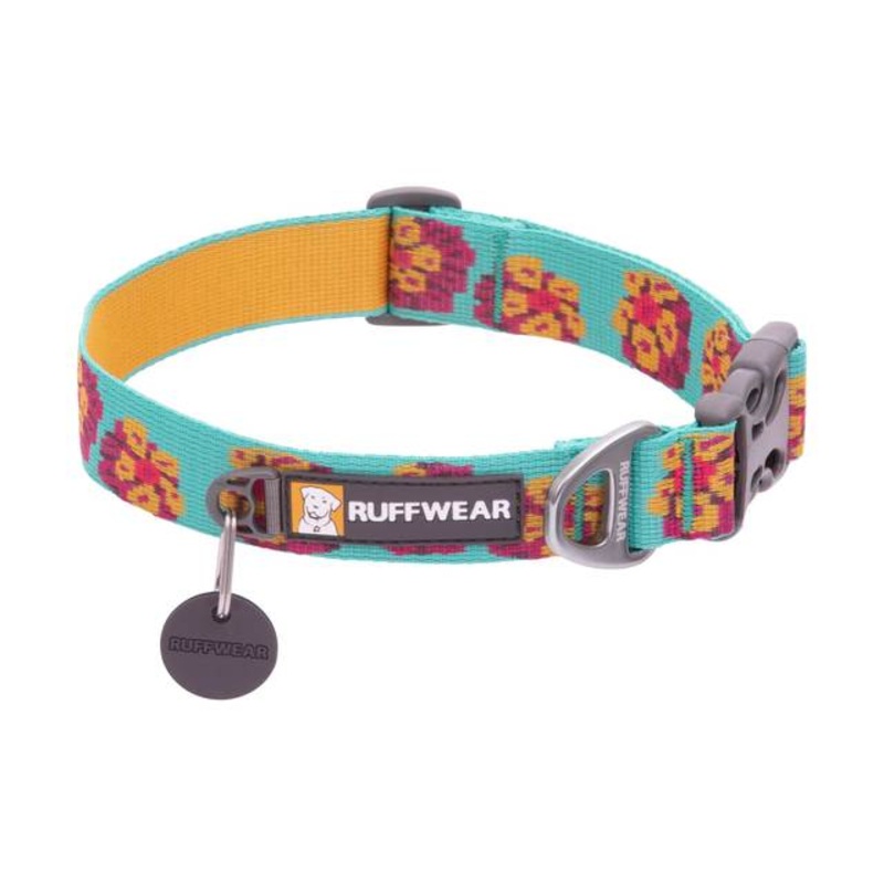 Ruffwear Flat Out Dog Collar Spring Burst 11-14