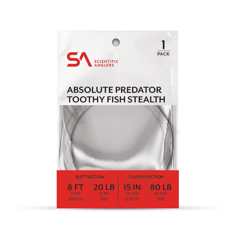 Scientific Anglers Absolute Predator Toothy Fish Stealth Leader