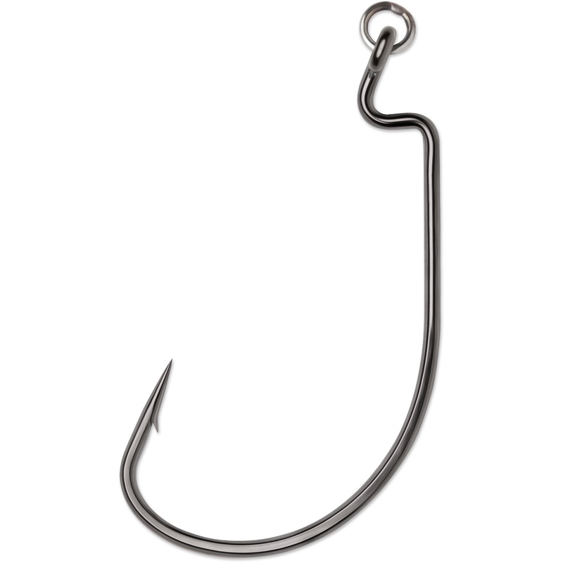 VMC Ringed Heavy Duty Wide Gap Black Nickel 2/0 – 5 pack
