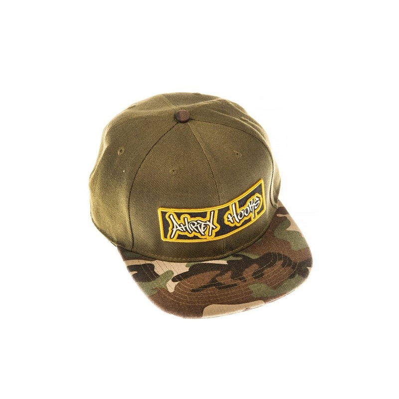 Ahrex Flat Brim Patch Cap Camo