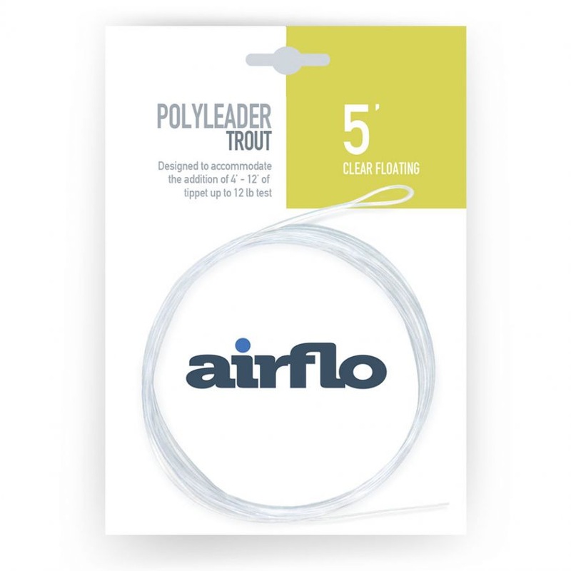 AirFlo Trout Polyleader 5ft Clear Floating