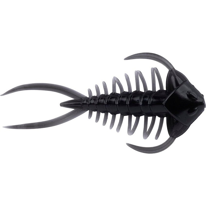 Berkley PowerBait Trilobite Creature Bait – 1.5 Inch Black 1.5 inch – 6 pack