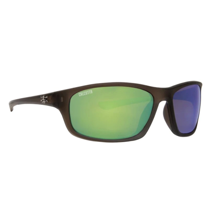 Calcutta Bouge Polarized Sunglasses Crystal Olive/Green Mirror