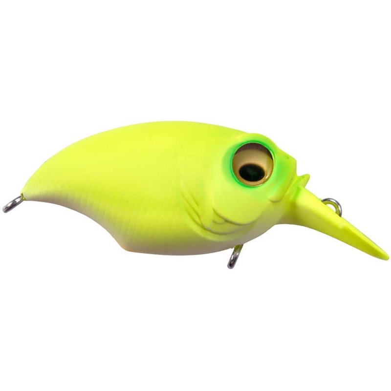 Megabass Griffon SR-X Shallow Diving Crankbait – 1.75 Inches Black Back Chartreusereuse