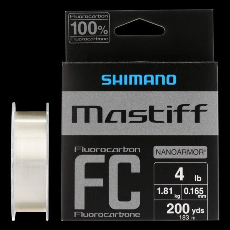 Shimano Mastiff Fluorocarbon Fishing Line 4lb / 200 yd
