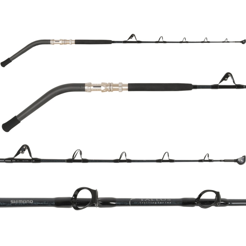 Shimano TLCSTXH2SCBLA Tallus Stand-Up Curve Butt Rods, 5’6″, X-Heavy, 80lb+