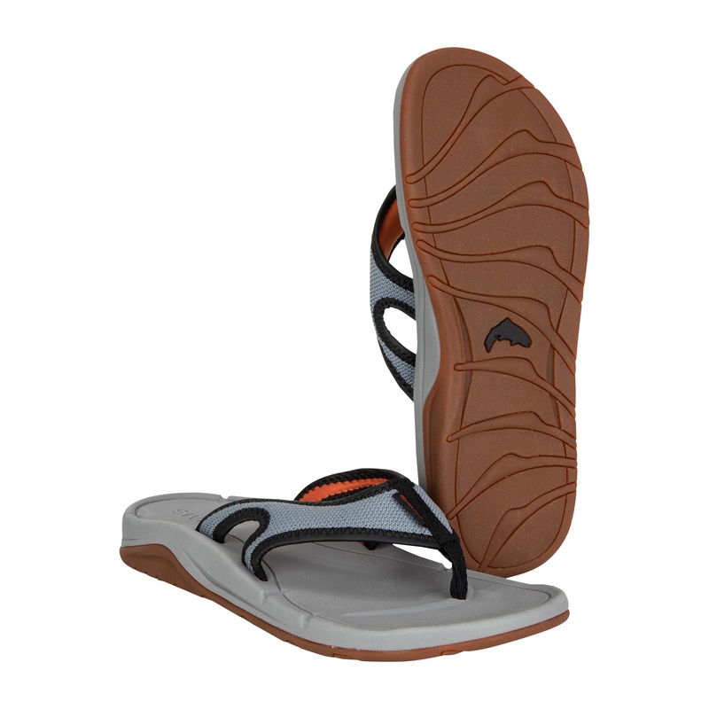 Simms Challenger Flip Flop Cinder 8