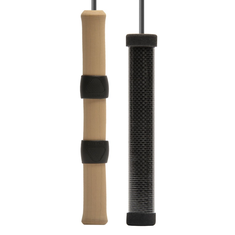 Tennessee Style Ice Rod Handle Kits Corkalon with Slip Rings