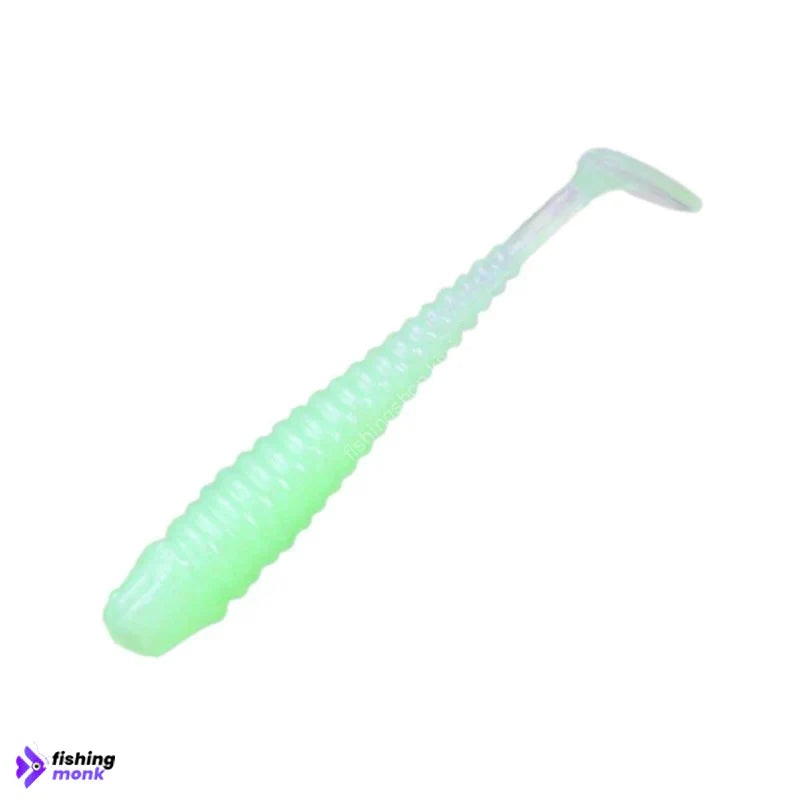 Basic Gear Light Salt Worm Micro Shad | 1.5inch | 10pcs/pkt Glow