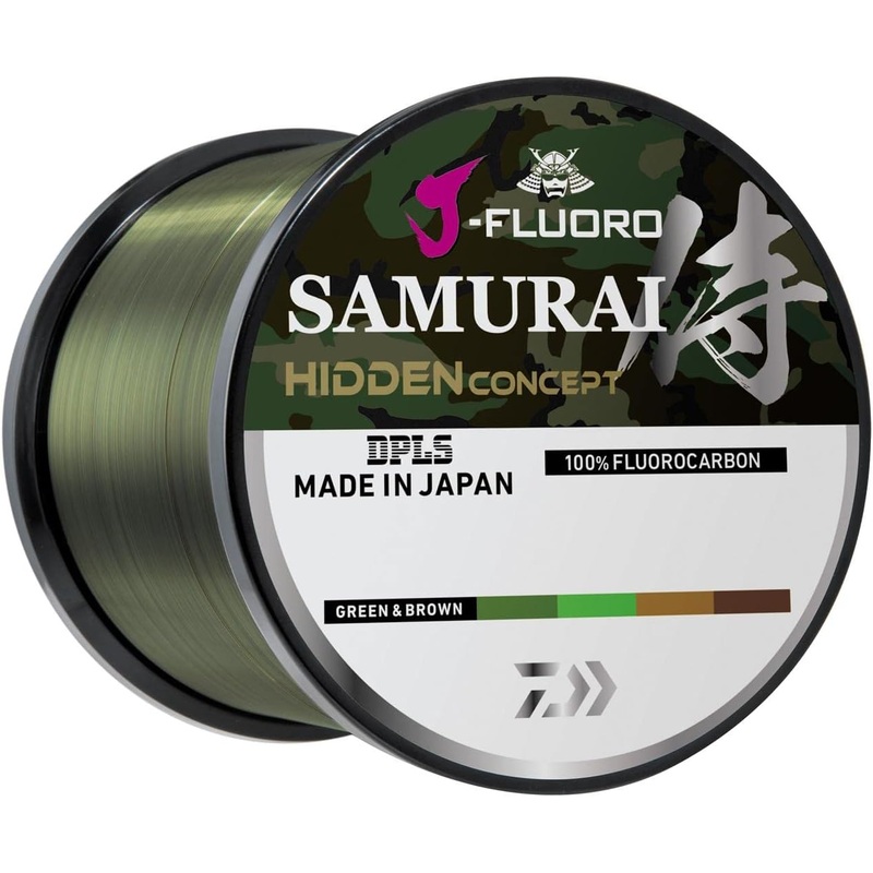 Daiwa J-Fluoro Hidden Samurai line, 16lb, 1000yd