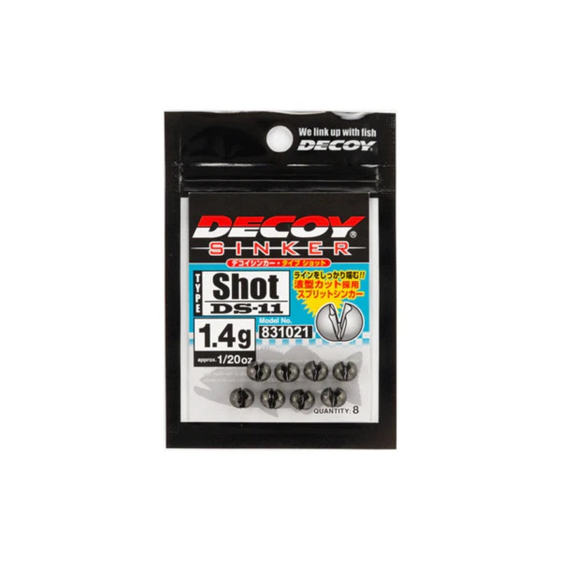 DECOY DS-11 SINKER TYPE SHOT .6g – 1/48oz
