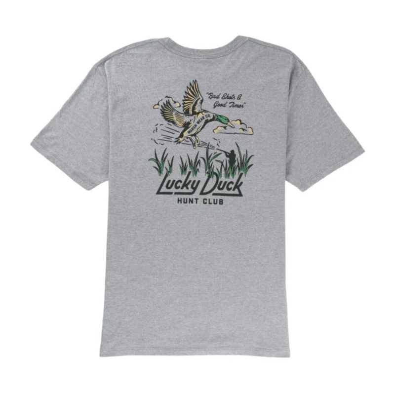 MARSH WEAR LUCKY DUCK T-SHIRT Gray Medium