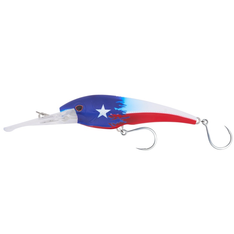 Nomad DTX Minnow 200mm / 8″ Lone Star Limited Edition Heavy Duty Sinking Trolling Lure