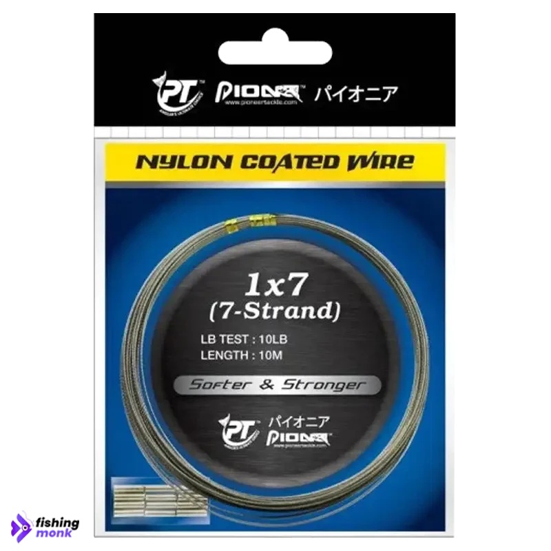 Pioneer 1×7 Nylon Coated Wire 10LB Black