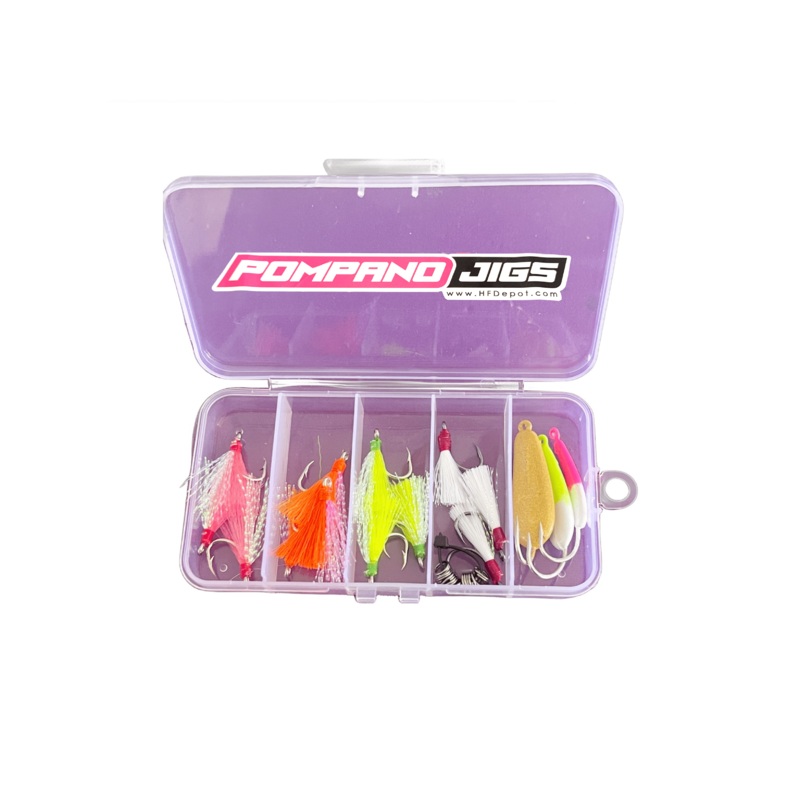 Pompano Jig With Teaser Fishing Kit