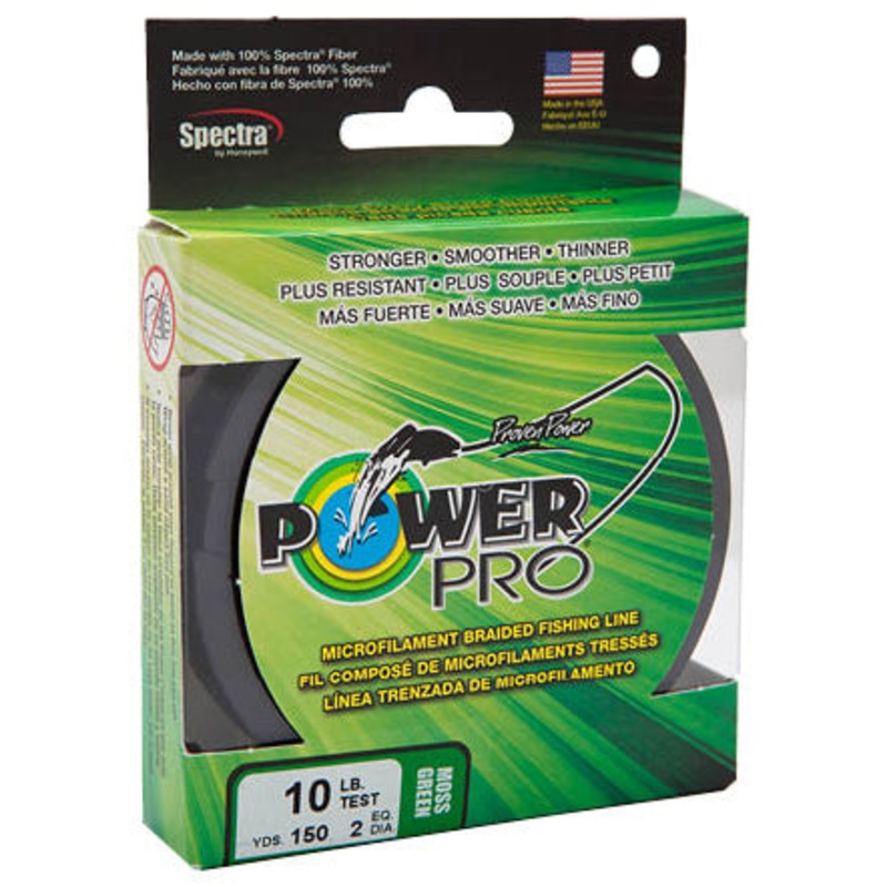 POWER PRO ORIGINAL – MOSS GREEN 5LB Test 150 yards