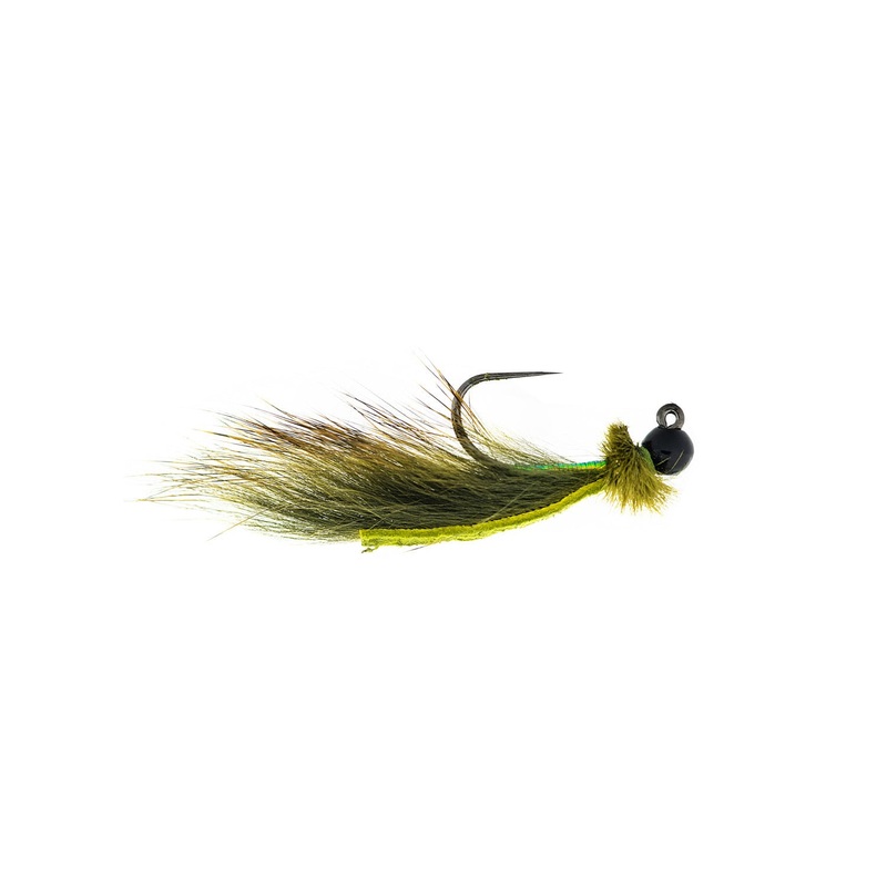 Umpqua Mini Jig Leech – Olive (3-Pack) 12 Olive