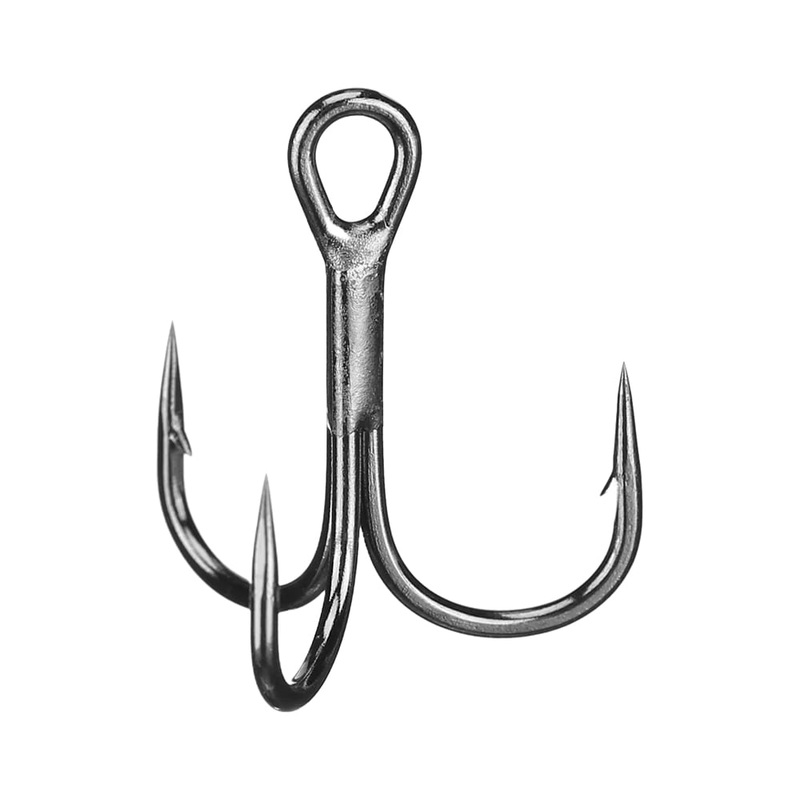 Hayabusa TBL930 Black Nickel Treble Hooks TBL930 Black Nickel Treble (#8 – 6pk)
