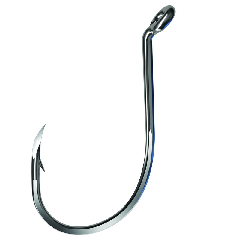 Eagle Claw Trokar TK2R Long Shank Octopus Hook 6 – 11 pack Platinum Black
