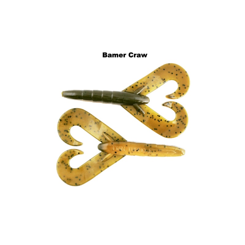 MISSILE BAITS TWIN TURBO DOUBLE TAIL CRAW Bamer Craw