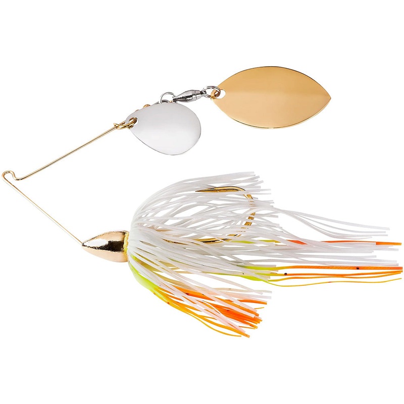 War Eagle Tandem Indiana Colorado Finesse Gold Frame Spinnerbait – 5/16 oz Cole Slaw 5/16 oz