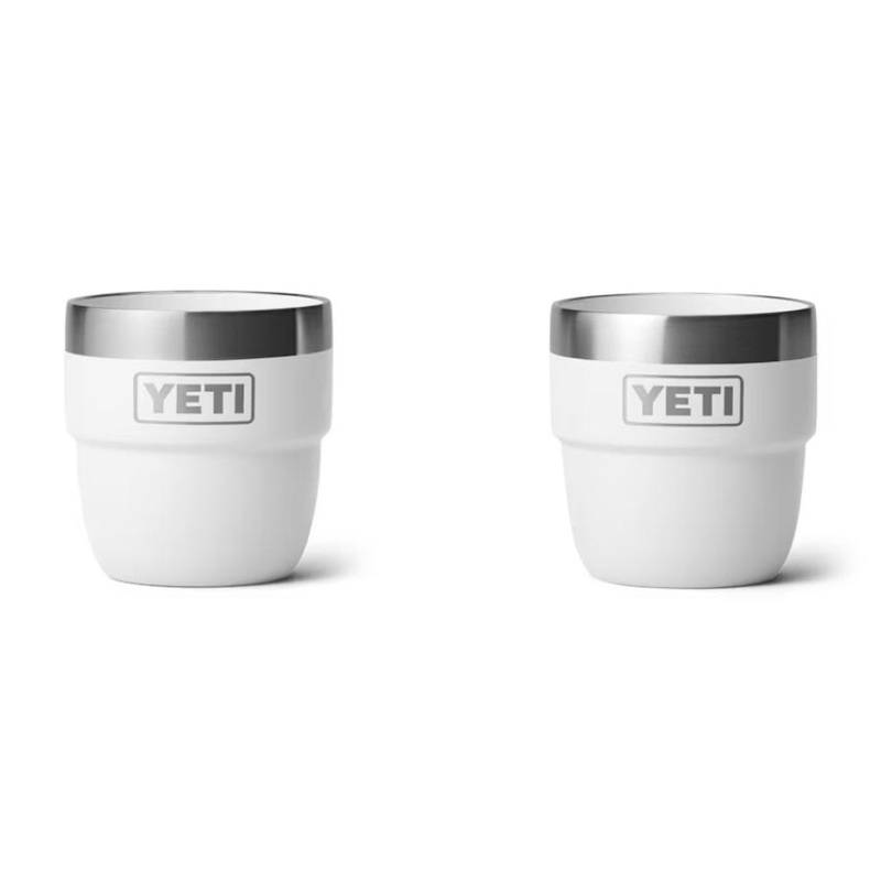 YETI RAMBLER 4 OZ STACKABLE CUP 2 PACK WHITE