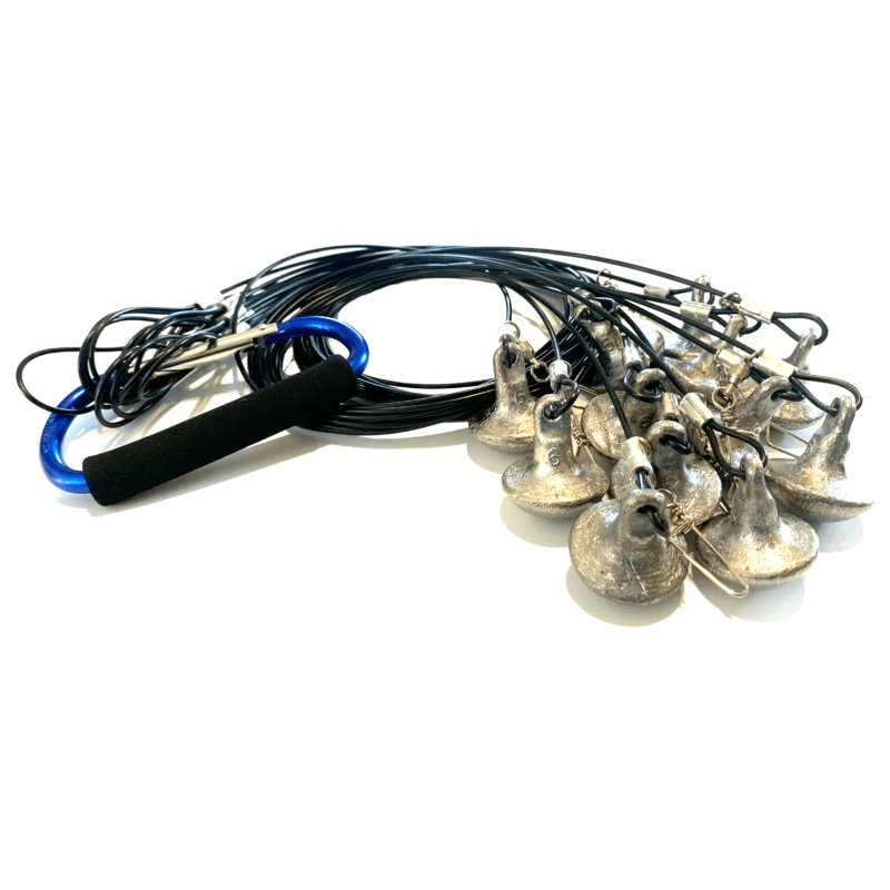 24″ 4oz Mushroom Weight Texas Rigs 1 Dozen Black