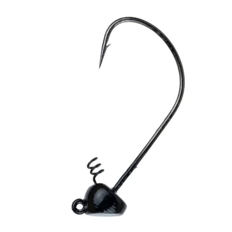 6th Sense Divine Shakey Head 1/4 oz (3 Pk) Black (3 Pk)
