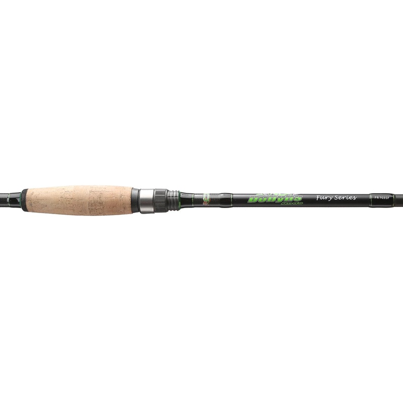 DOBYNS FURY SERIES RODS 661SF-LIGHT/FAST:4-10LB 1/8-3/8OZ (SPINNING)