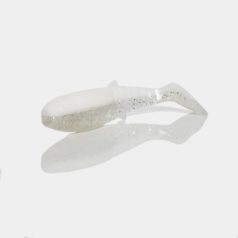 Savage Gear Cannibal Shad Purple Glitter Bomb 4 in