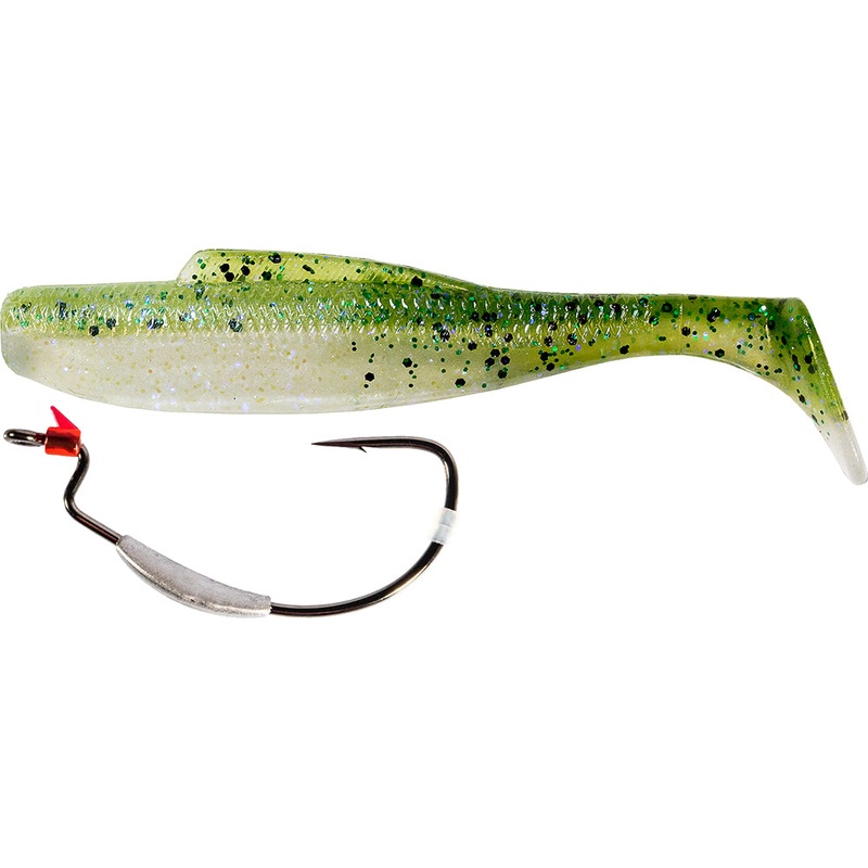 Z-Man 4 Inch DieZel MinnowZ & ZWG Weighted Swimbait Hook Combo Beer Run 3/0 – 1/16 oz
