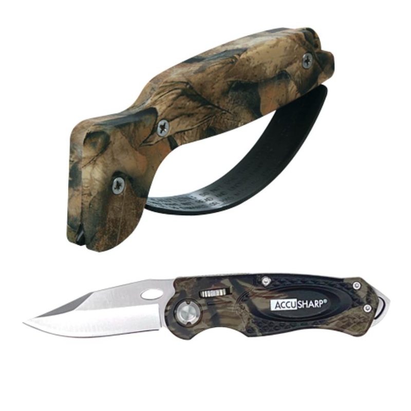 ACCUSHARP FOLDING KNIFE COMBO CAMO