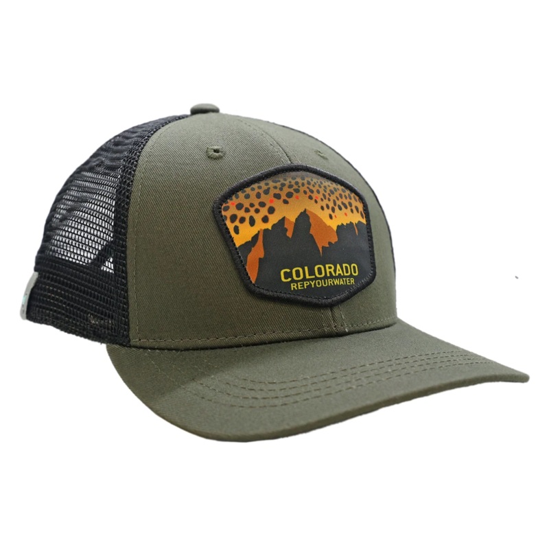 Rep Your Water – Colorado Mountain Brown Hat