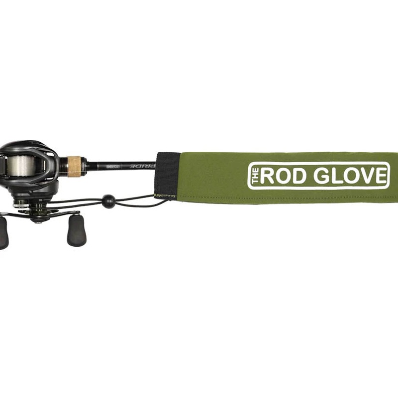 The Rod Glove Tournament Neoprene Casting Rod Sleeve Army Green