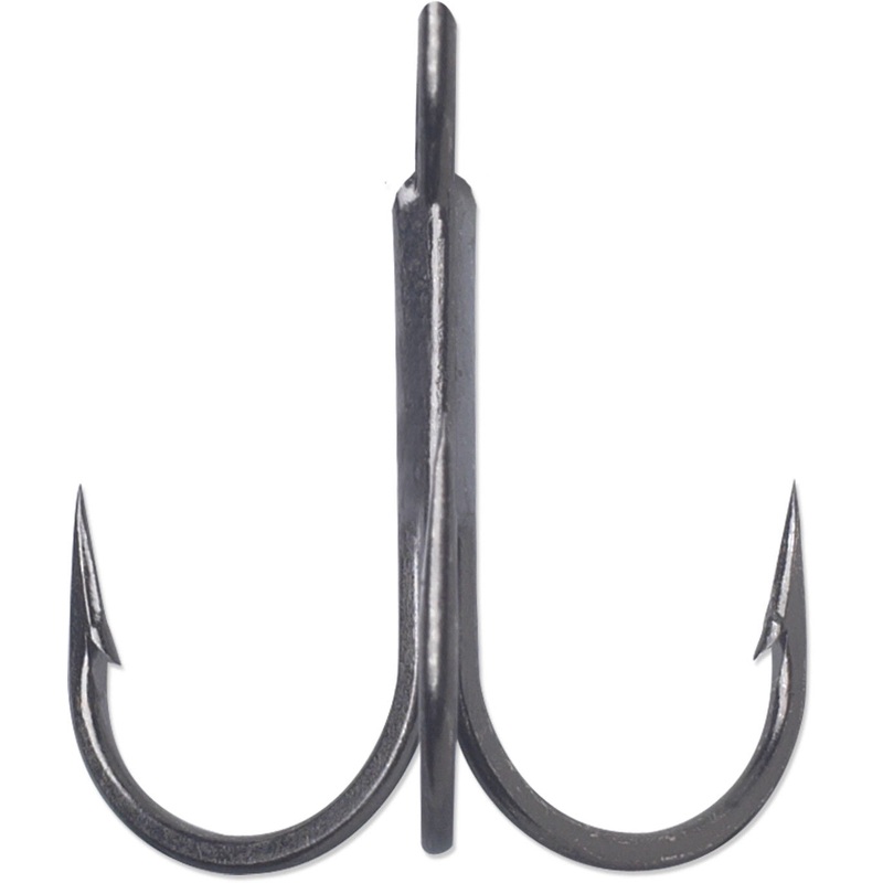 VMC 5580 InLine Treble Hooks 1X 10 pack Black Nickel 6