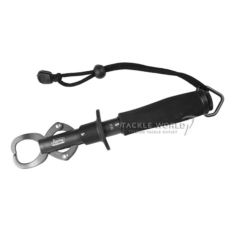 Jigging World Stainless Steel Lip Gripper with Scale Gun Metal