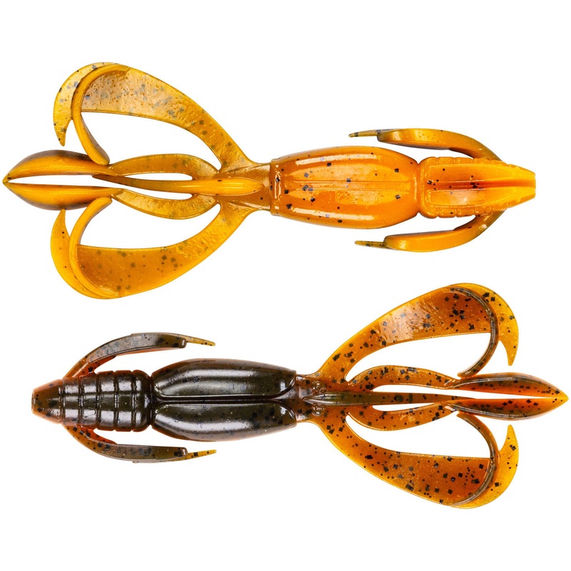 Keitech Crazy Flapper 2.8 inch Soft Plastic Creature Bait 8 pack Alabama Craw