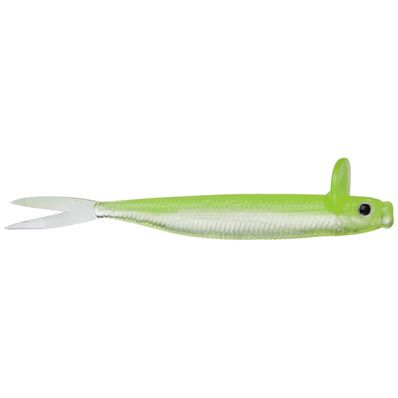 DEPS FRILLED SHAD – 4.7″ – 5PK 4.7IN CHART CLEAR