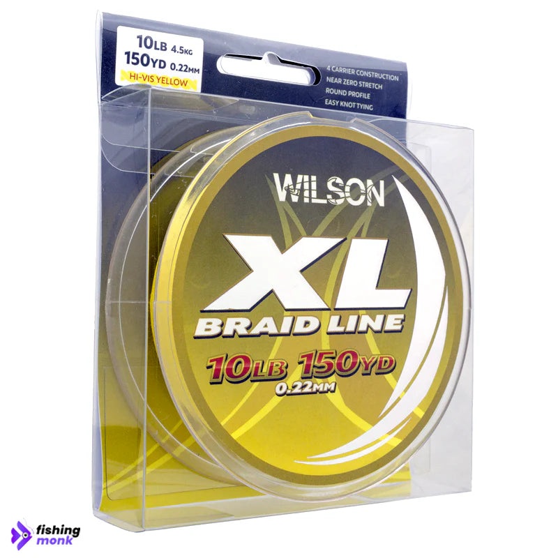 Wilson XL Braid Line | 50lb | 135mtr 0.42mm | 50lb | 135mtr Yellow