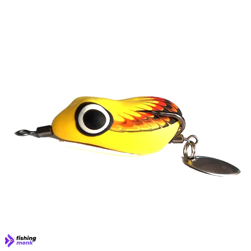 Bravvo Toppy Hand Made Soft Frog Lure | 4cm | 6-7g Yellow