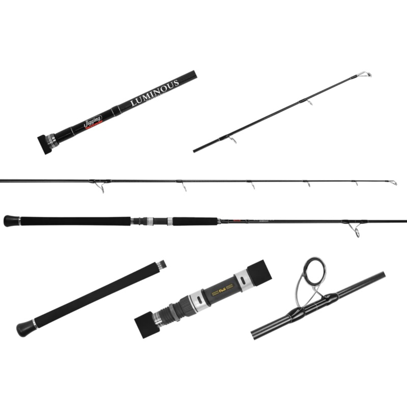Jigging World Luminous Popping Spinning Rods JW-LUP742S-M