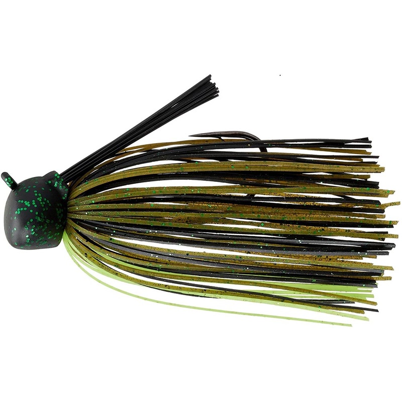 Keitech Lead Crankin’ Football Jig Black Blue Flake 1 oz