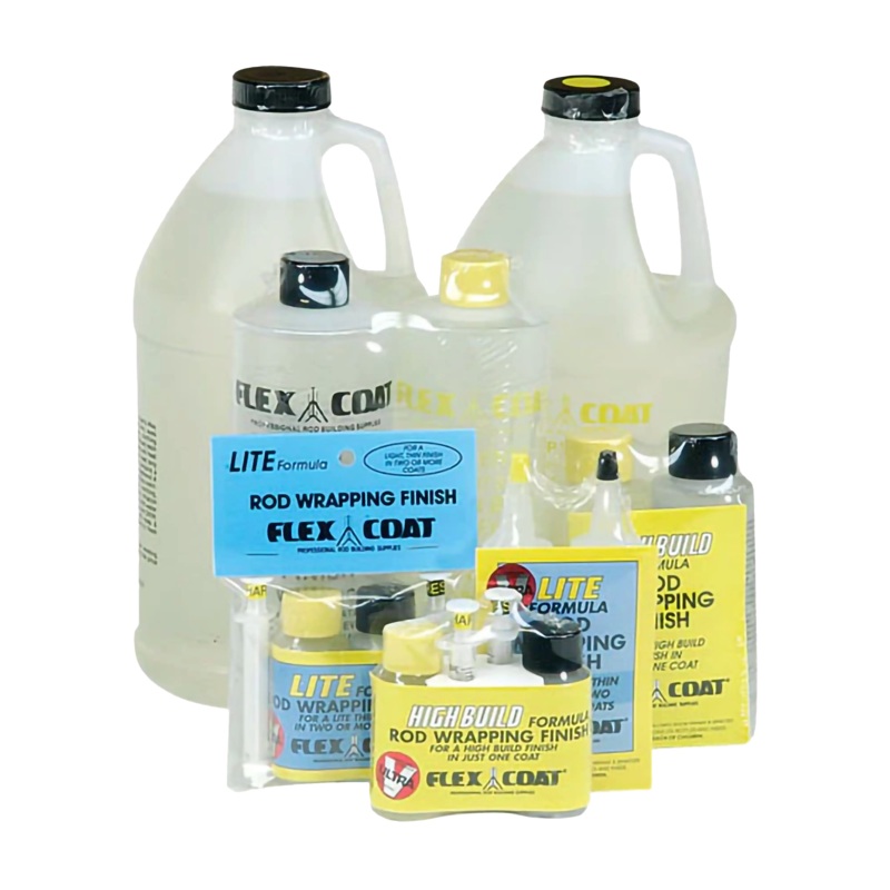 Rod Wrapping Finish Epoxy Only Original High Build 4 oz. Kit w/ Yorker Caps