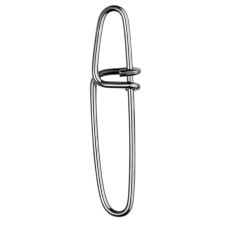 SPRO Twin Lock Snap Black 1 – 50 pound – 8 pack