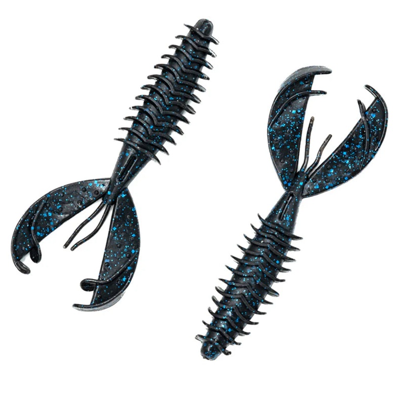 BASSMOOCH SHOOTER CRAW Black & Blue