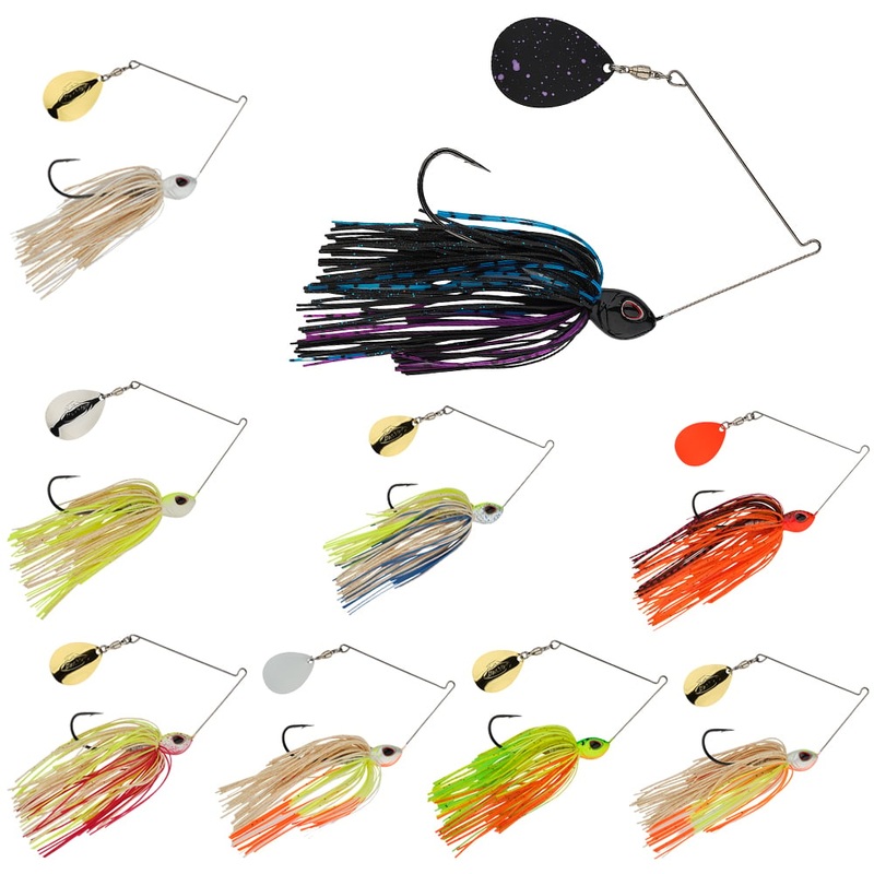 Berkley Power Blade Colorado Spinnerbait 3/8 oz. BL Special Black