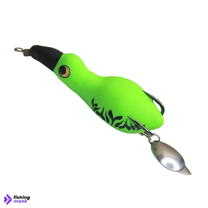 Bravvo Moby Duck Hand Made Soft Frog Lure | 7cm | 10-11g Green